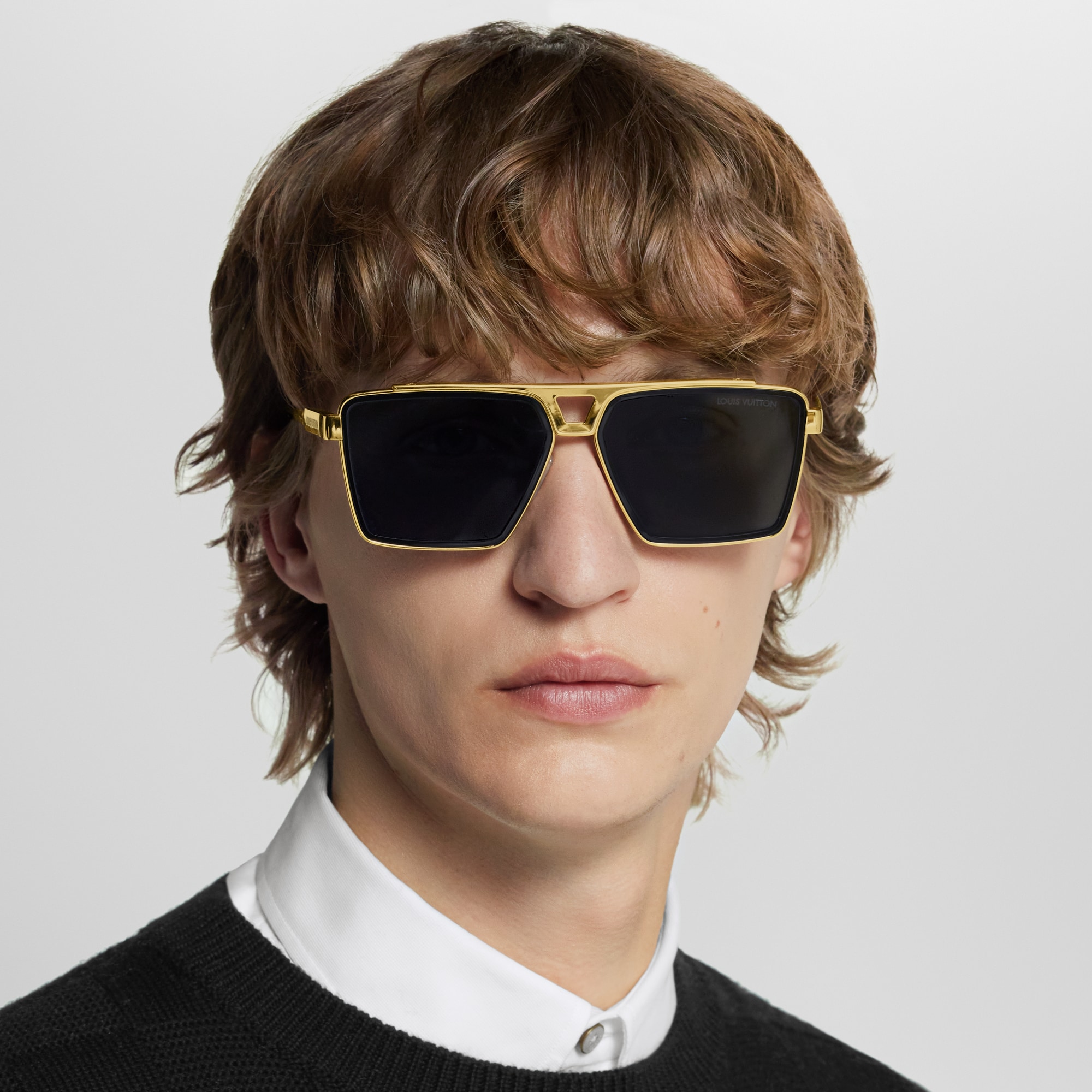 1.1 Evidence Metal Square Sunglasses S00 - Men - Accessories